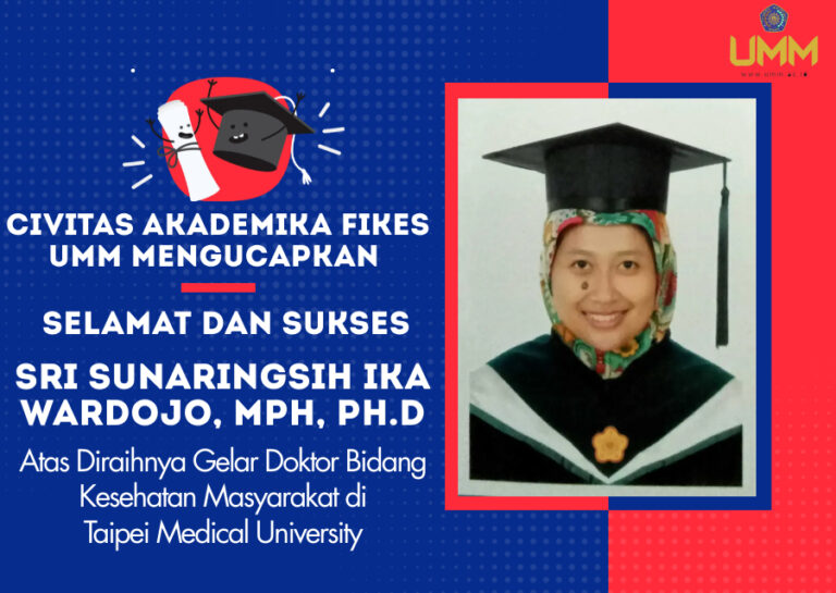 Dosen Fisioterapi FIKES UMM, Raih Gelar Doktor Dengan Meneliti Kualitas Hidup Orang Dengan HIV