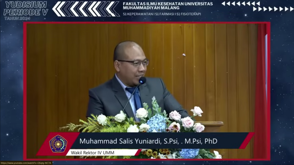Wakil Rektor IV UMM, Muhammad Salis Yuniardi, S.Psi, M.Psi, PhD,