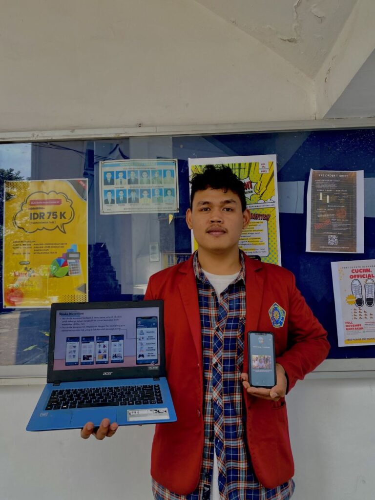 Mahasiswa Prodi S1 Keperawatan Membuat inovasi Rehabilitasi Pasien Stroke Dengan Aplikasi