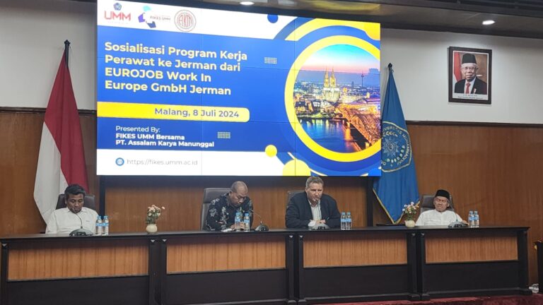 FIKES UMM menyambut baik kunjungan Eurojob dari Jerman, Buka Peluang Kerja di Bidang Keperawatan, Fisioterapis, Apoteker Di Jerman Dan Eropa
