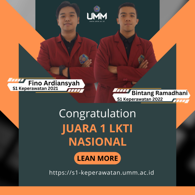 Usung Tema Gerai Sehat Balita Emas (Rasa Bima), Mahasiswa S1 Keperawatan FIKES UMM Juara Lomba Essay Ilmiah Nasional Kembali
