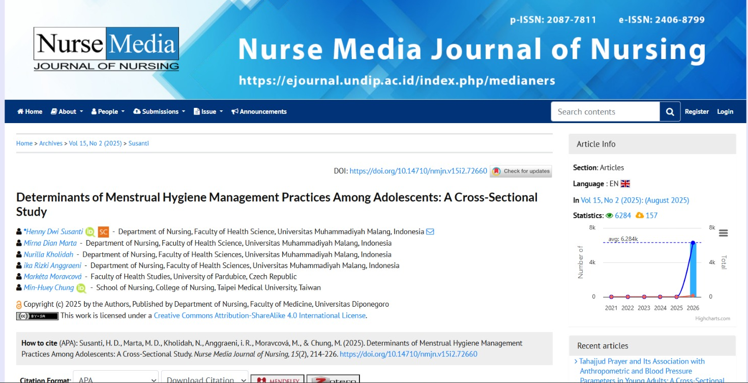 Determinants of Menstrual Hygiene Management Practices Among Adolescents: A Cross-Sectional Study