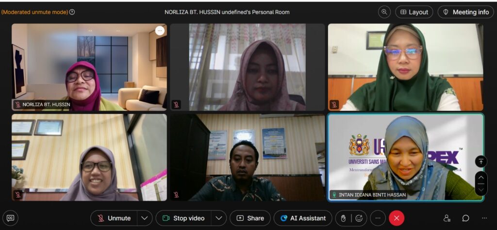 Pertemuan Kepala Nursing USM dengan Ketau Prodi Keperawatan UMM