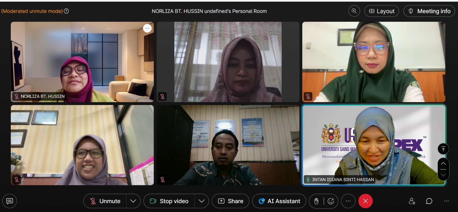 Pertemuan Kepala Nursing USM dengan Ketau Prodi Keperawatan UMM